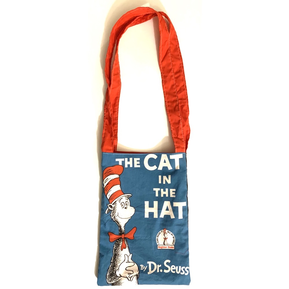 Dr Seuss Cat in the Hat tote book bag purse